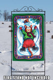 Snow Angel Kitty Flag image 8