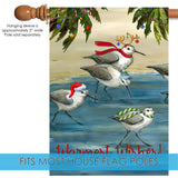 Silly Sandpiper Christmas Flag image 4
