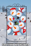 Snowman Selfie Flag image 8