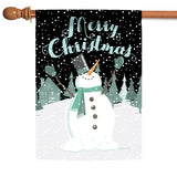 Snowman Christmas Flag image 5