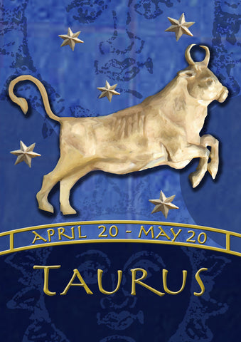 Zodiac-Taurus Flag image 1