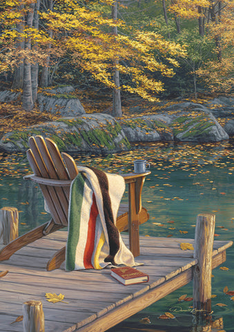 Adirondack at the Pond Flag image 1