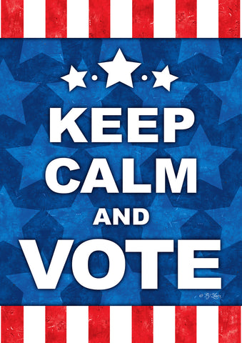 Keep Calm and Vote Flag image 1