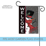 Snowman Welcome Flag image 3