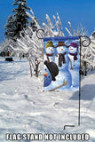Snowman Photobomb Flag image 7