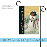 Welcome Snowman and Friends Flag image 3