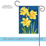 Daffodils On Blue Flag image 3