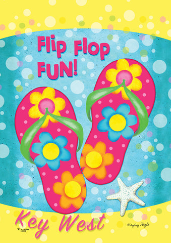 Flip Flop Fun-Key West Flag image 1