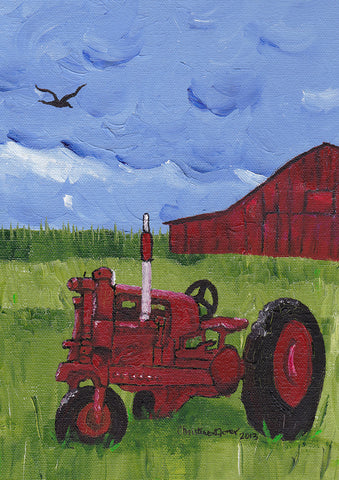 Red Tractor Flag image 1