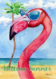 Summer Flamingo Flag image 2