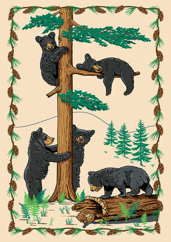 Climbing Bears Flag image 1