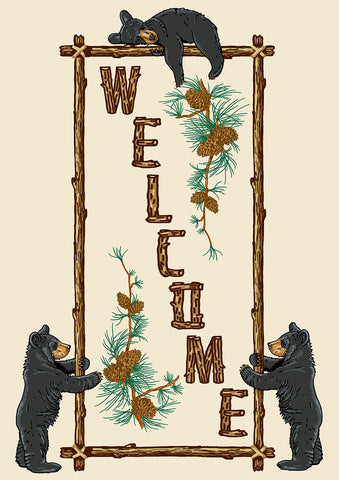 Welcome Bears Flag image 1