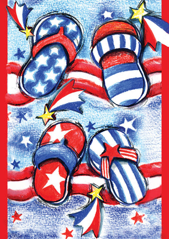 USA Flip Flops Flag image 1