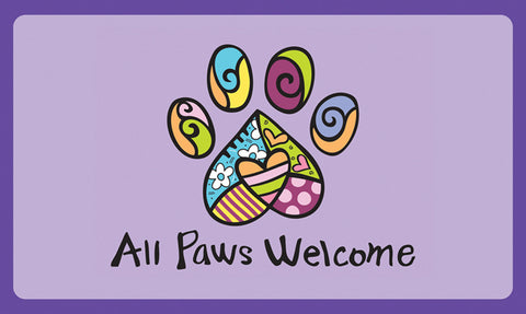 All Paws Welcome Door Mat image 1