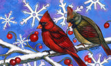 Birds N Snowflakes Door Mat image 2
