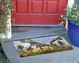 Poppies and Birdhouses Door Mat image 4
