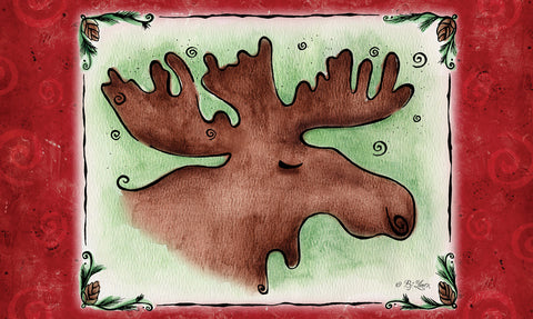 Christmas Moose Door Mat image 1