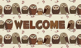 Welcome Owls Door Mat image 2