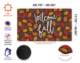 Welcome Fall Leaves Door Mat image 3
