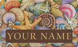 Shells of the Sea Personalized Text Doormat Your Image Here Custom Product Image