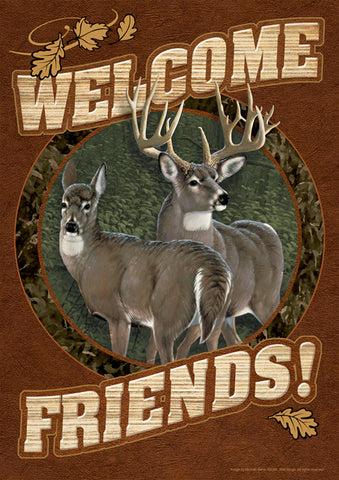 Deer Welcome Flag image 1