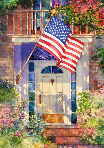Patriotic Home Flag image 1