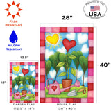 Heart Garden Flag image 6