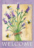 Lavender Welcome Flag image 2