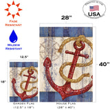 Rustic Anchor And Compass Flag image 6