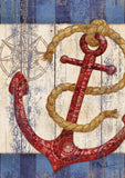Rustic Anchor And Compass Flag image 2