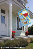 It's Wine Time Flag image 8