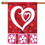 Heart & Flowers Flag image 5