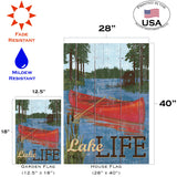 Rustic Lake Life Flag image 6