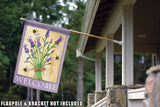Lavender Welcome Flag image 8