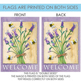 Lavender Welcome Flag image 9