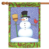 Top Hat Snowman Flag image 5