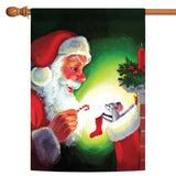 Santa & Mouse Flag image 5