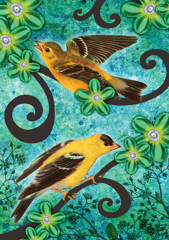 Goldfinches Flag image 1