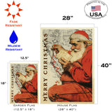 Santa At The Map Flag image 6