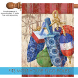 Rustic Floats And Wheel Flag image 4
