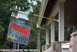 Rustic Lake Life Flag image 8