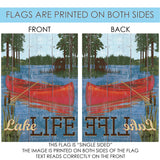 Rustic Lake Life Flag image 9