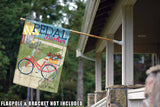 Rustic Pedal Pusher Flag image 8