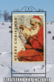 Santa At The Map Flag image 8