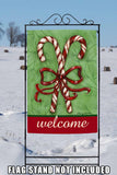 Candy Cane Welcome Flag image 8