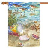 Sea Shore Sandpipers Flag image 5