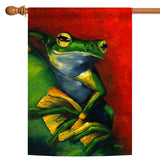 Tranquil Tree Frog Flag image 5