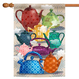 Ornate Teapots Flag image 5