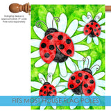 Ladybugs and Daisies Flag image 4