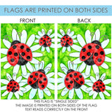Ladybugs and Daisies Flag image 9